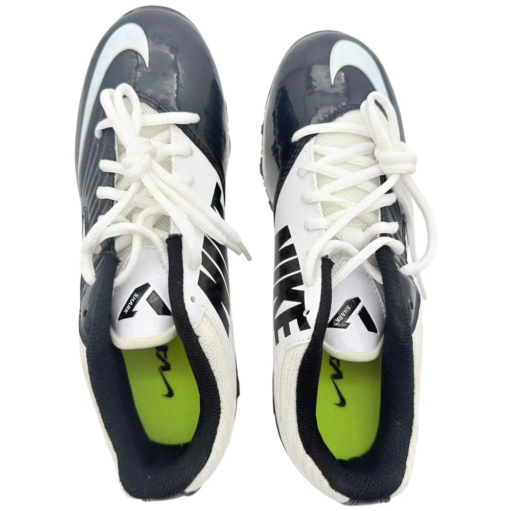 Nike Shark Football Cleats Black White Volt FastFlex Youth Size 5Y 643161-110
